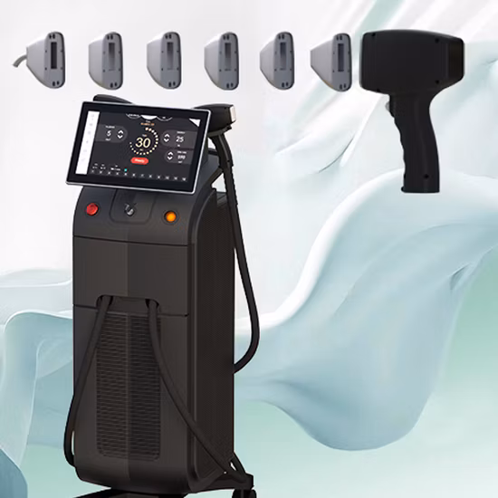 Weifang Dflaser Cloud Computing 2023 3 Wave 755 808 1064 Láser de diodo / Láser de platino Ice Titanium Diodo 808 / Máquina de depilación láser de diodo